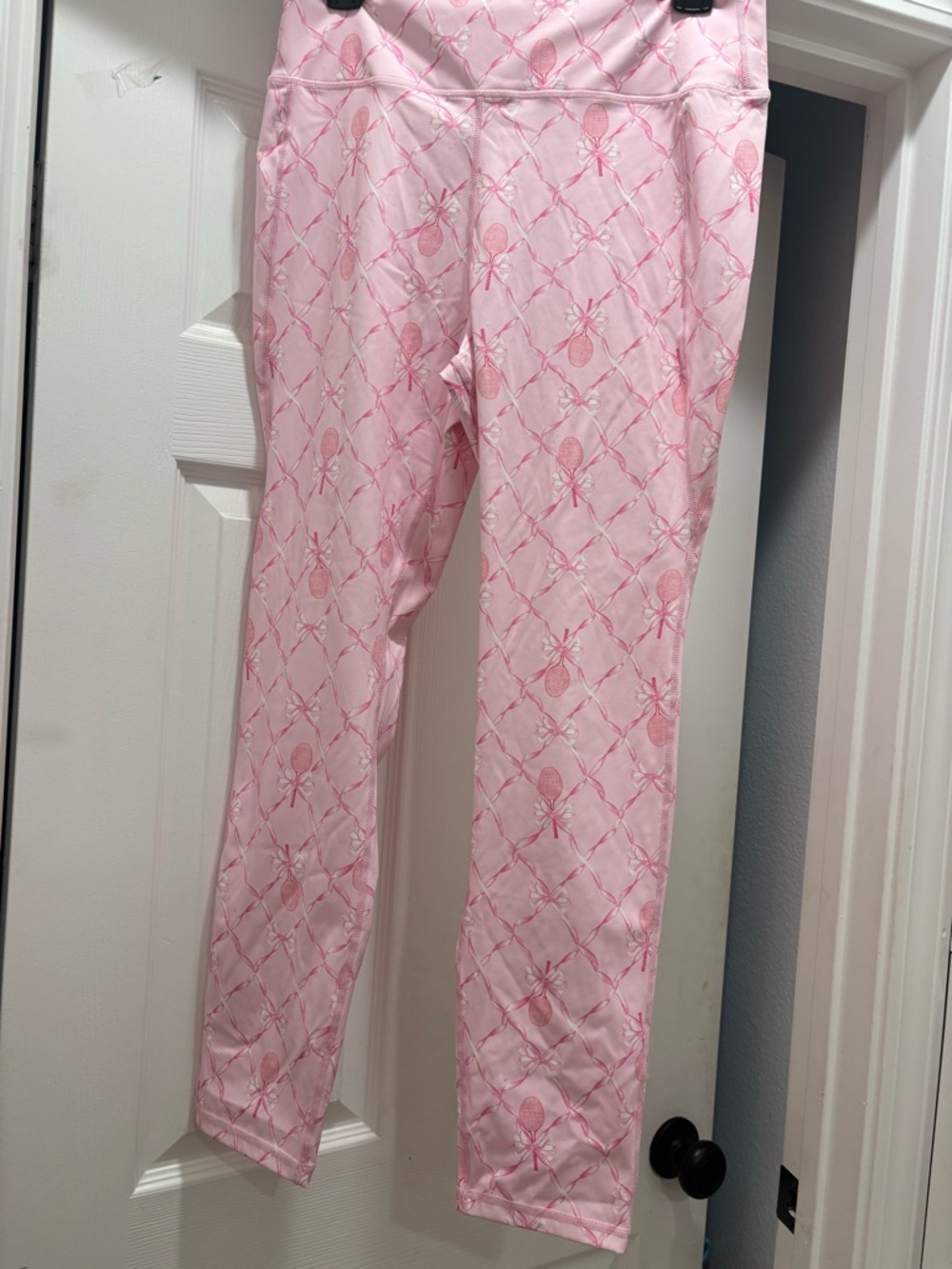 LoveShackFancy Pink Printed workout Pants